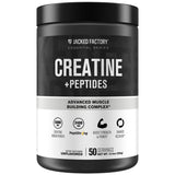 Jacked Factory Creatine + Peptides 467g unflavoured powder front view