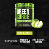 Jacked Factory Green Surge Spirulina Superfood Powder packaging