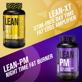 Jacked Factory Lean XT Non-Stimulant Fat Burner on a kitchen counter
