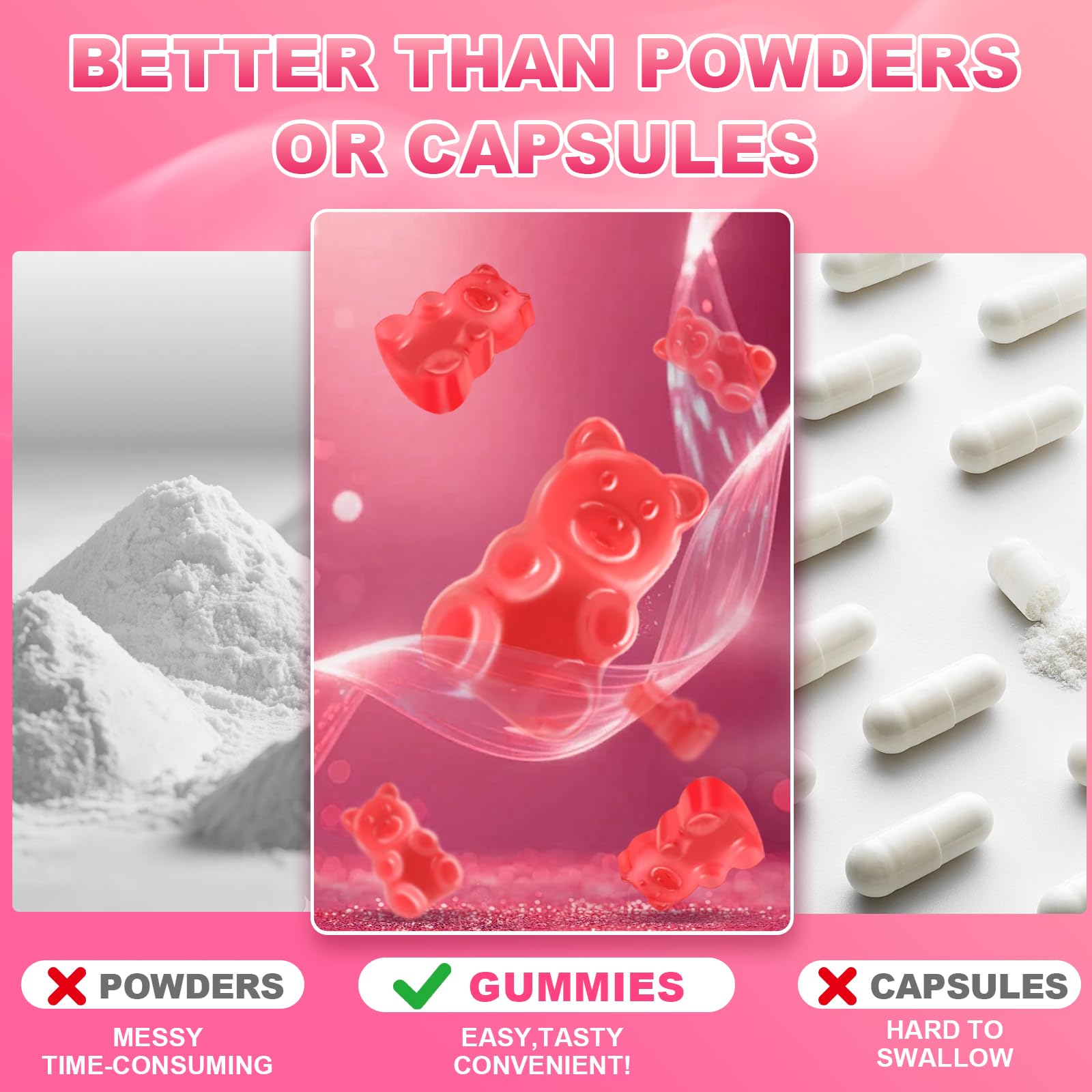 JAENFW Magnesium Glycinate Gummies nutritional information