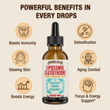 Jagielolia Liposomal Glutathione Liquid bottle back view