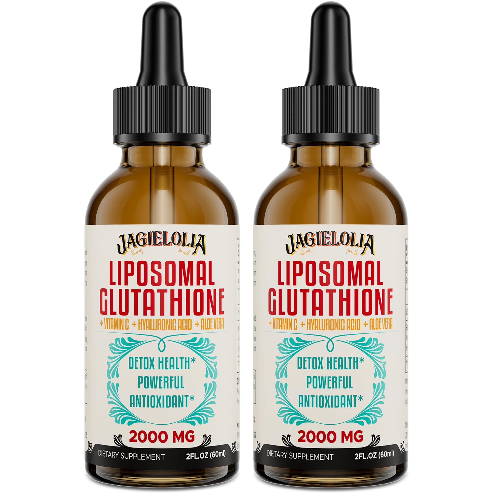 Jagielolia Liposomal Glutathione Liquid bottle front view