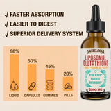 Jagielolia Liposomal Glutathione Liquid packaging with ingredients list