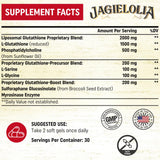 Jagielolia Liposomal Glutathione Supplement softgel close-up