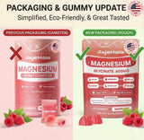 Jajehalo Magnesium Gummies nutritional information on the label