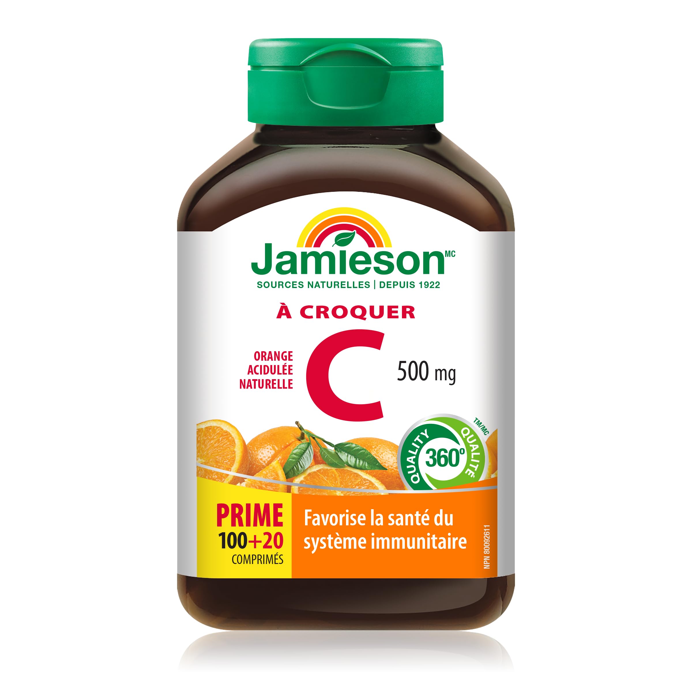 Jamieson Laboratories Chewable Vitamin C 170g packaging