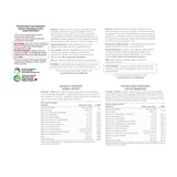 Jamieson Laboratories multivitamin ingredients list on the back of the bottle