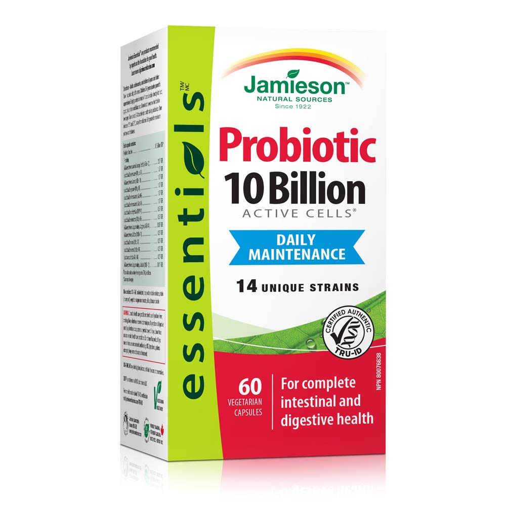 Jamieson Laboratories Probiotics 10 Billion Active Cells front view