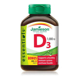 Jamieson Vitamin D3 1000 IU supplement bottle front view