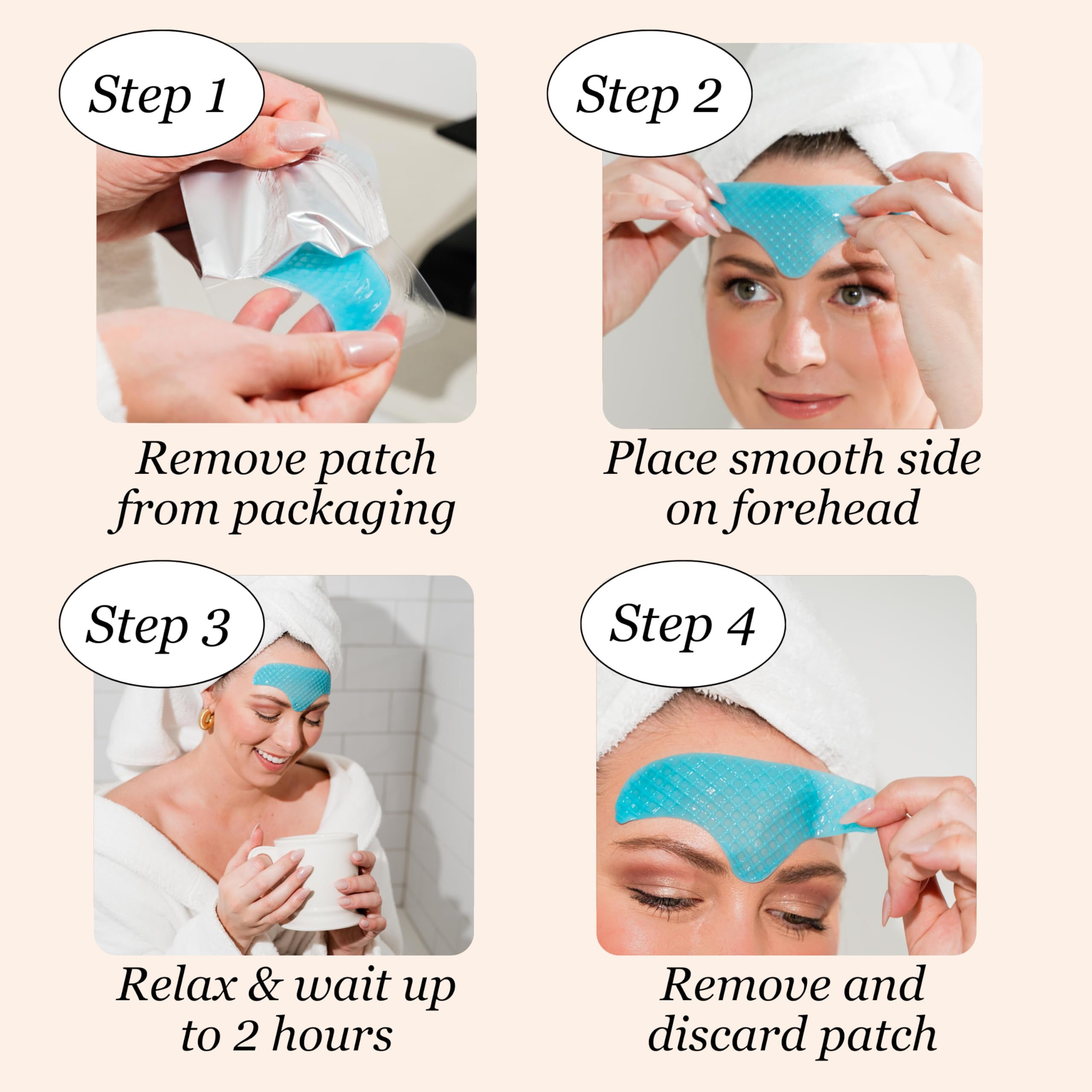 JANE VINE Cooling Collagen Wrinkle Patches lifestyle scene