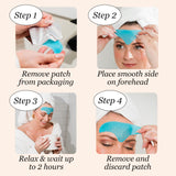 JANE VINE Cooling Collagen Wrinkle Patches lifestyle scene