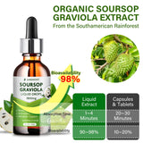 Jardient Soursop Bitters Liquid 330g on a wooden table