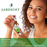 Jardient Soursop Bitters Liquid 330g with fresh soursop fruit