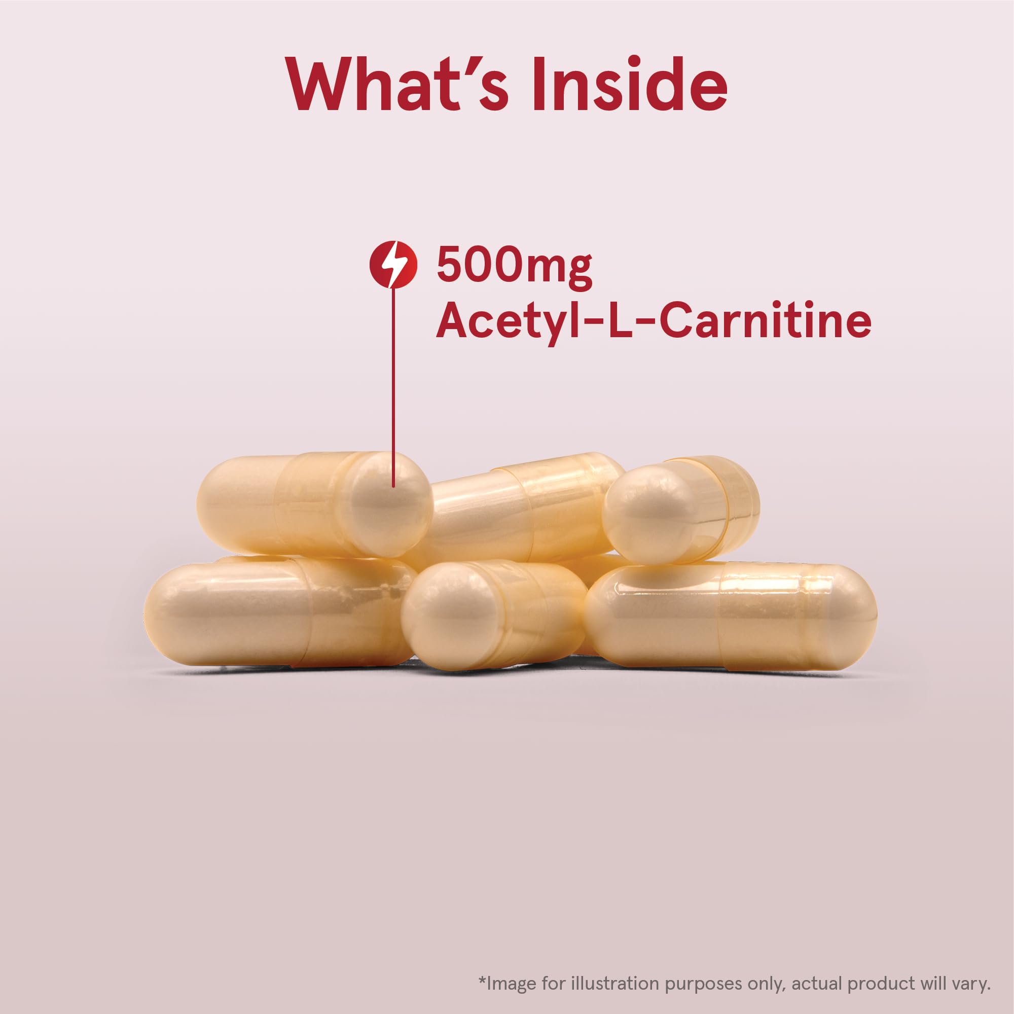 Jarrow Formulas Acetyl L-Carnitine 500mg veggie capsules bottle