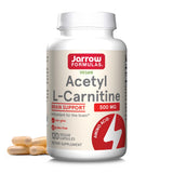 Jarrow Formulas Acetyl L-Carnitine 500mg veggie capsules front view