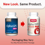 Jarrow Formulas Alpha GPC 300 mg supplement side view