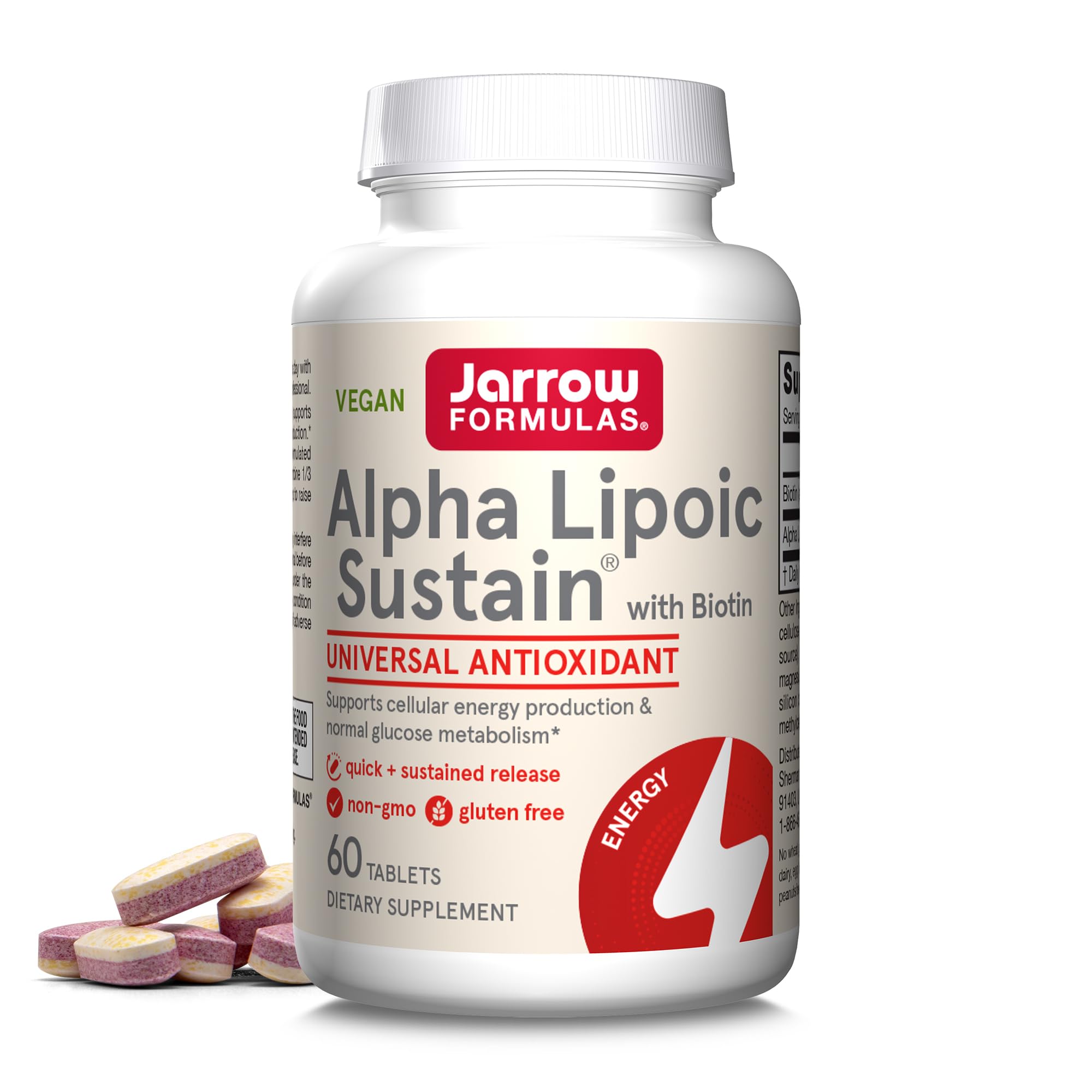 Jarrow Formulas Alpha Lipoic Sustain 300mg bottle front view
