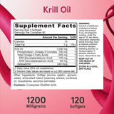 Jarrow Formulas Antarctic Krill Oil 1200mg ingredients list
