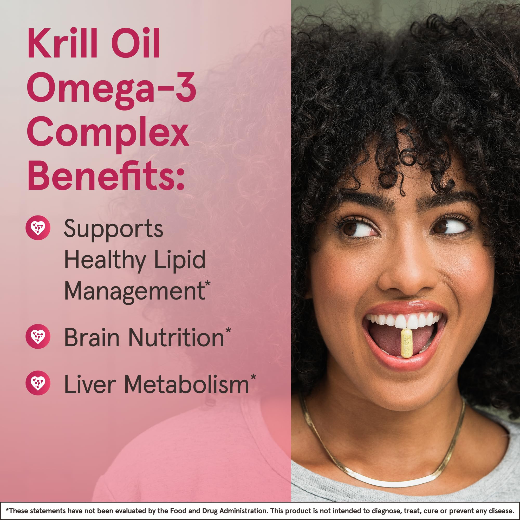 Jarrow Formulas Antarctic Krill Oil 1200mg softgels with dosage information
