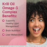 Jarrow Formulas Antarctic Krill Oil 1200mg softgels with dosage information