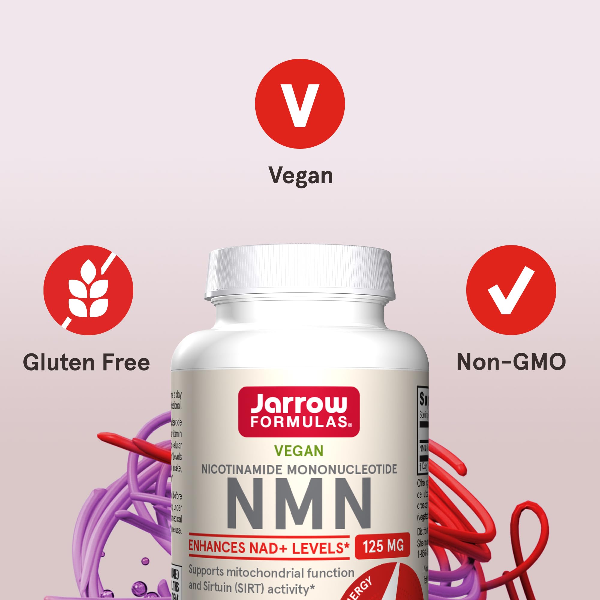 Jarrow Formulas B-Complex Nicotinamide Mononucleotide 41g packaging