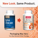 Jarrow Formulas Beta Glucan Capsules side view showing label