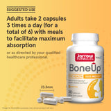 Jarrow Formulas BoneUp Calcium Supplement 240 capsules ingredients list