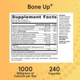 Jarrow Formulas BoneUp Calcium Supplement 240 capsules packaging