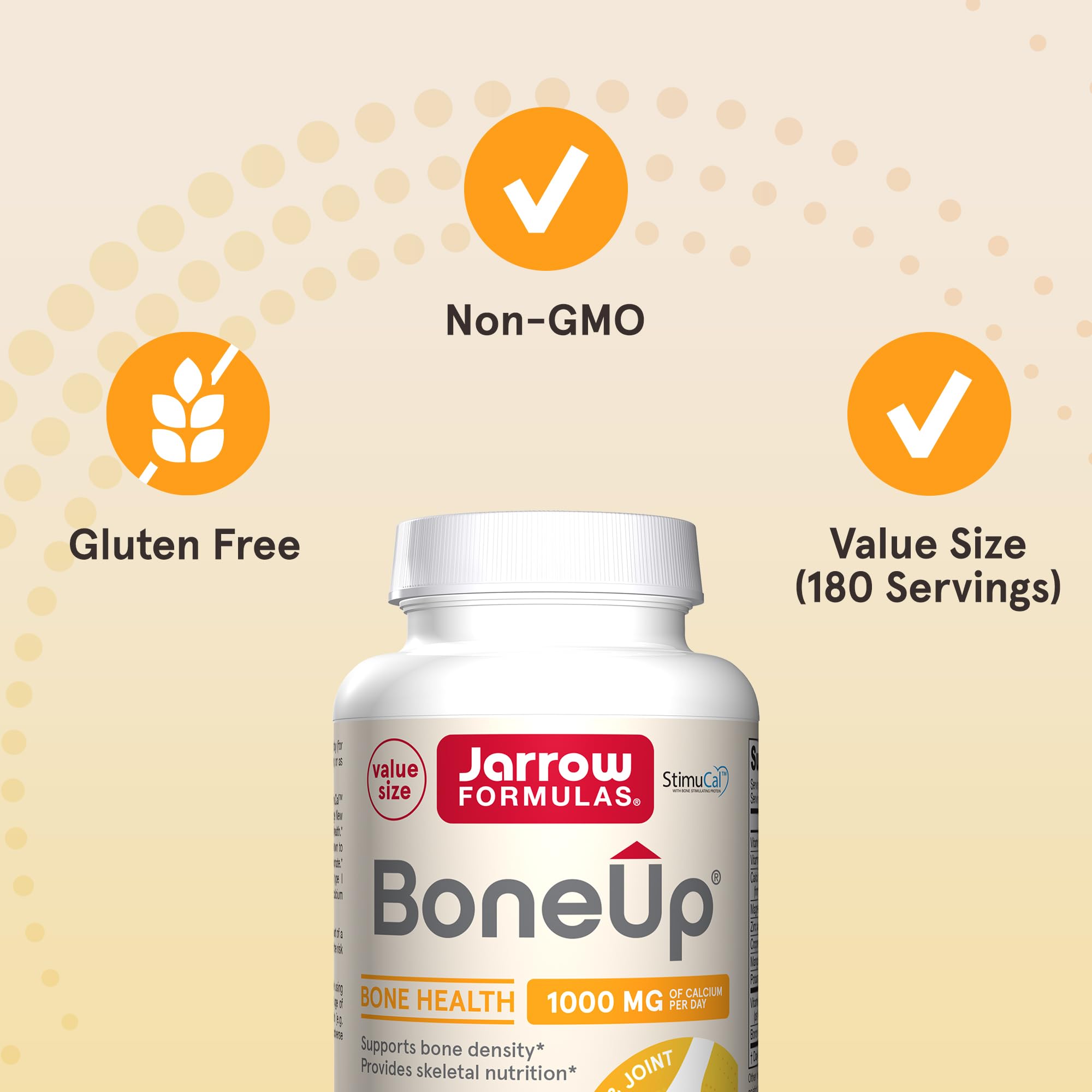 Jarrow Formulas BoneUp Calcium Supplement ingredients list