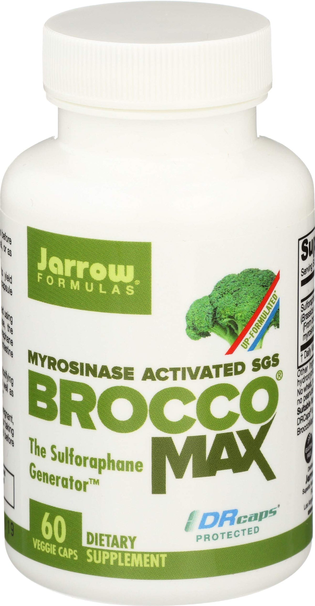 Jarrow Formulas Broccomax Myrosinase Activated SGS 60 capsules front view