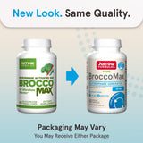 Jarrow Formulas BroccoMax Sulforaphane Generator 35 mg Capsules back view with ingredient list
