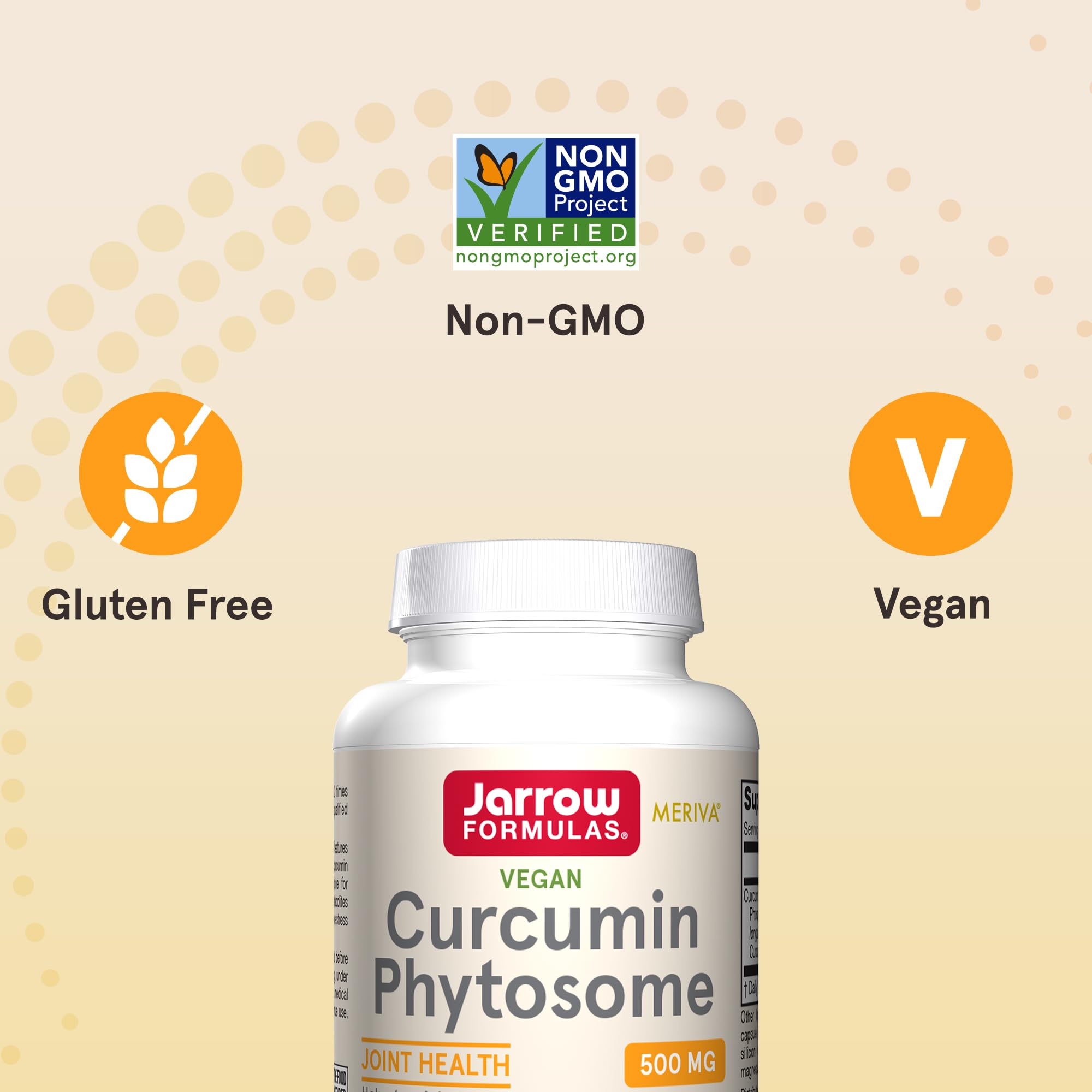 Jarrow Formulas Curcumin Phytosome 500mg supplement packaging