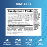 Jarrow Formulas DIM Plus CDG Supplement bottle close-up