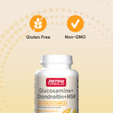 Jarrow Formulas Glucosamine + Chondroitin + MSM supplement capsules