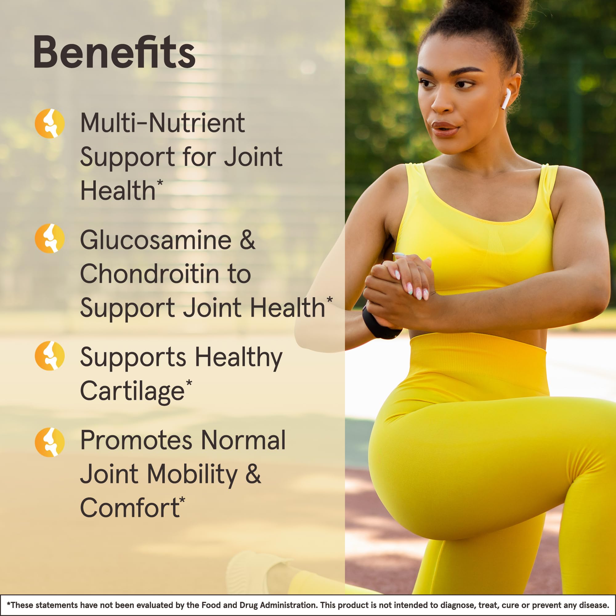 Jarrow Formulas Glucosamine + Chondroitin + MSM supplement ingredients list