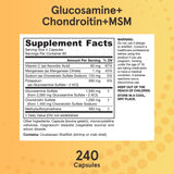 Jarrow Formulas Glucosamine Chondroitin MSM supplement ingredients list
