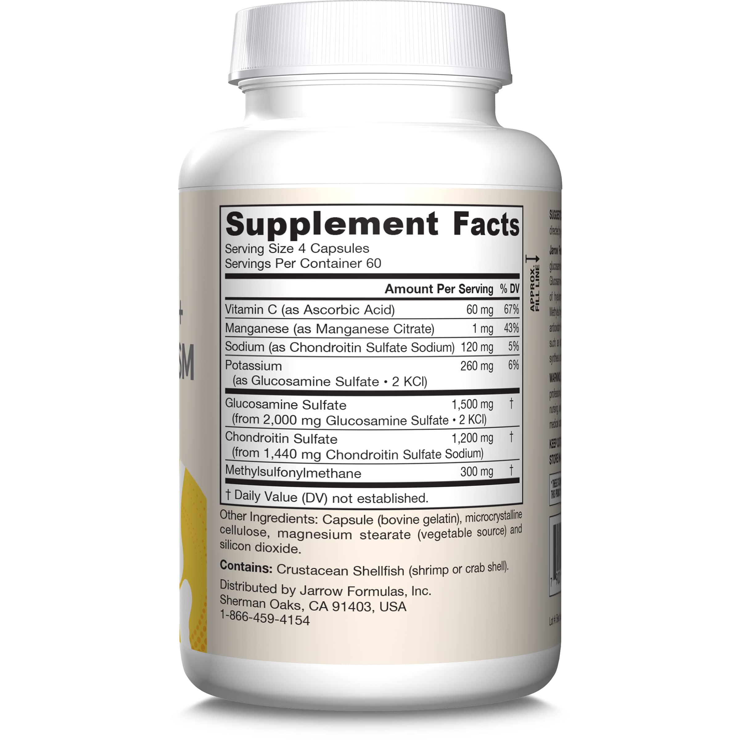 Jarrow Formulas Glucosamine Chondroitin MSM supplement lifestyle scene