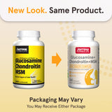 Jarrow Formulas Glucosamine Chondroitin MSM supplement side view