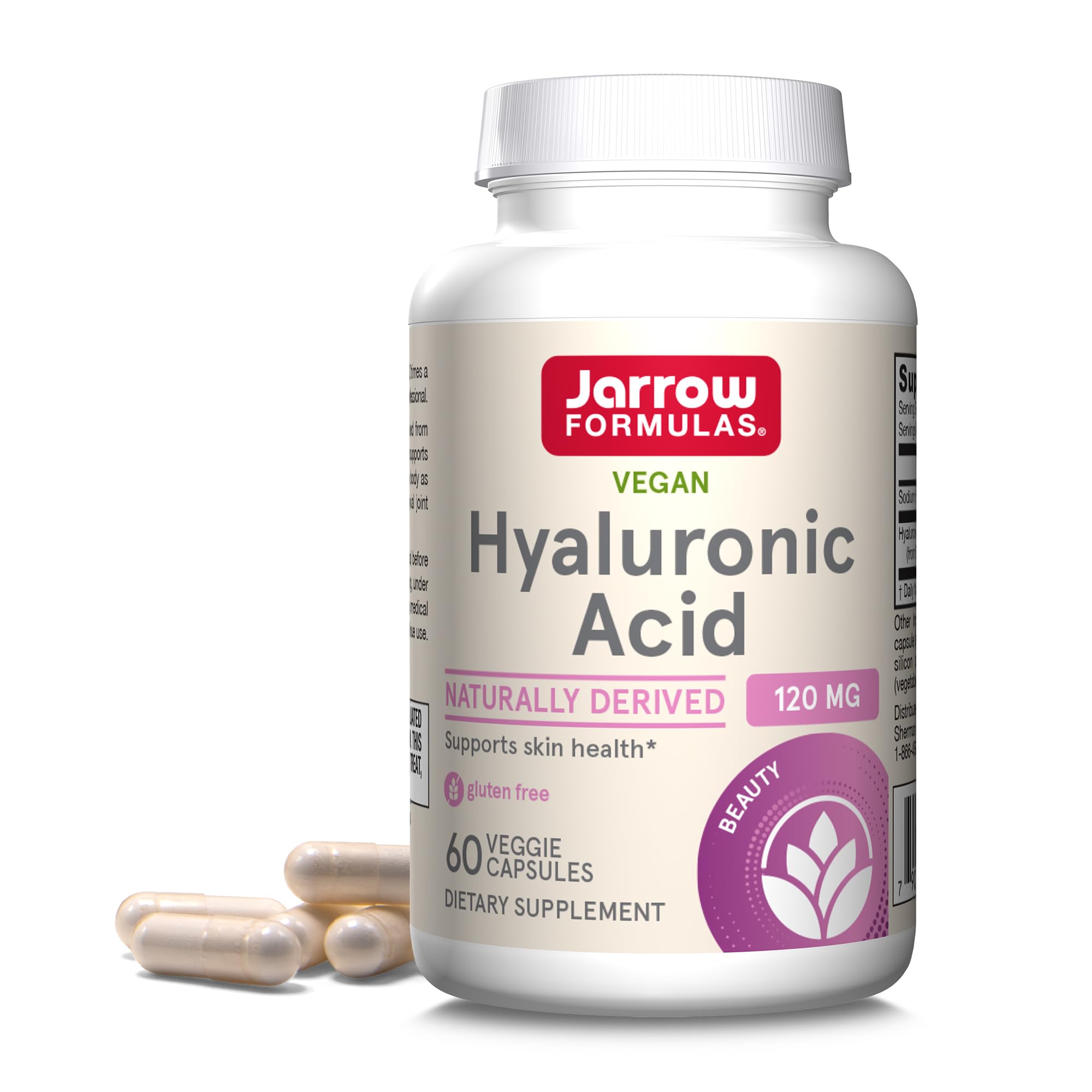 Jarrow Formulas Hyaluronic Acid supplement front view