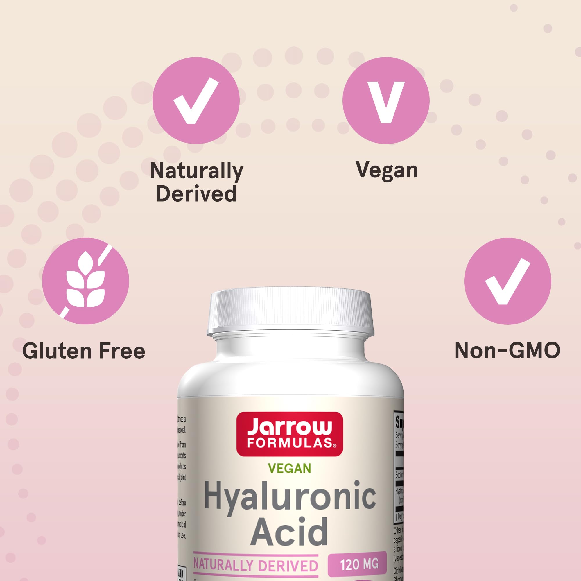 Jarrow Formulas Hyaluronic Acid supplement packaging