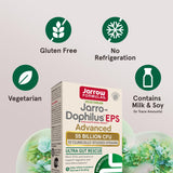 Jarrow Formulas Jarro-Dophilus EPS Advanced Probiotic 30 Capsules back view