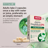 Jarrow Formulas Jarro-Dophilus EPS Probiotic Capsules in a kitchen setting