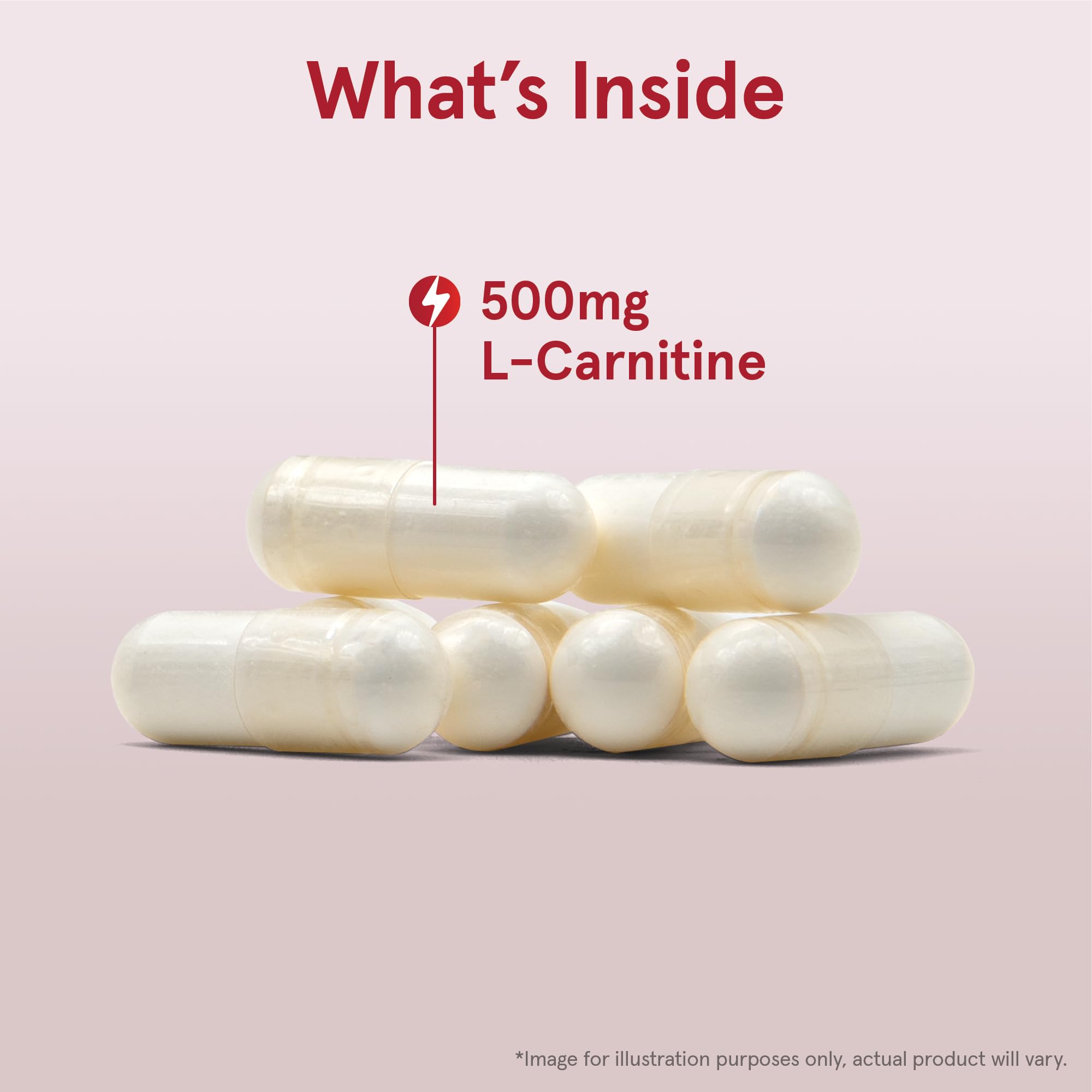 Jarrow Formulas L-Carnitine capsules close-up
