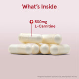 Jarrow Formulas L-Carnitine capsules close-up