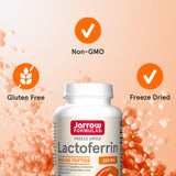 Jarrow Formulas Lactoferrin 250mg capsule close-up