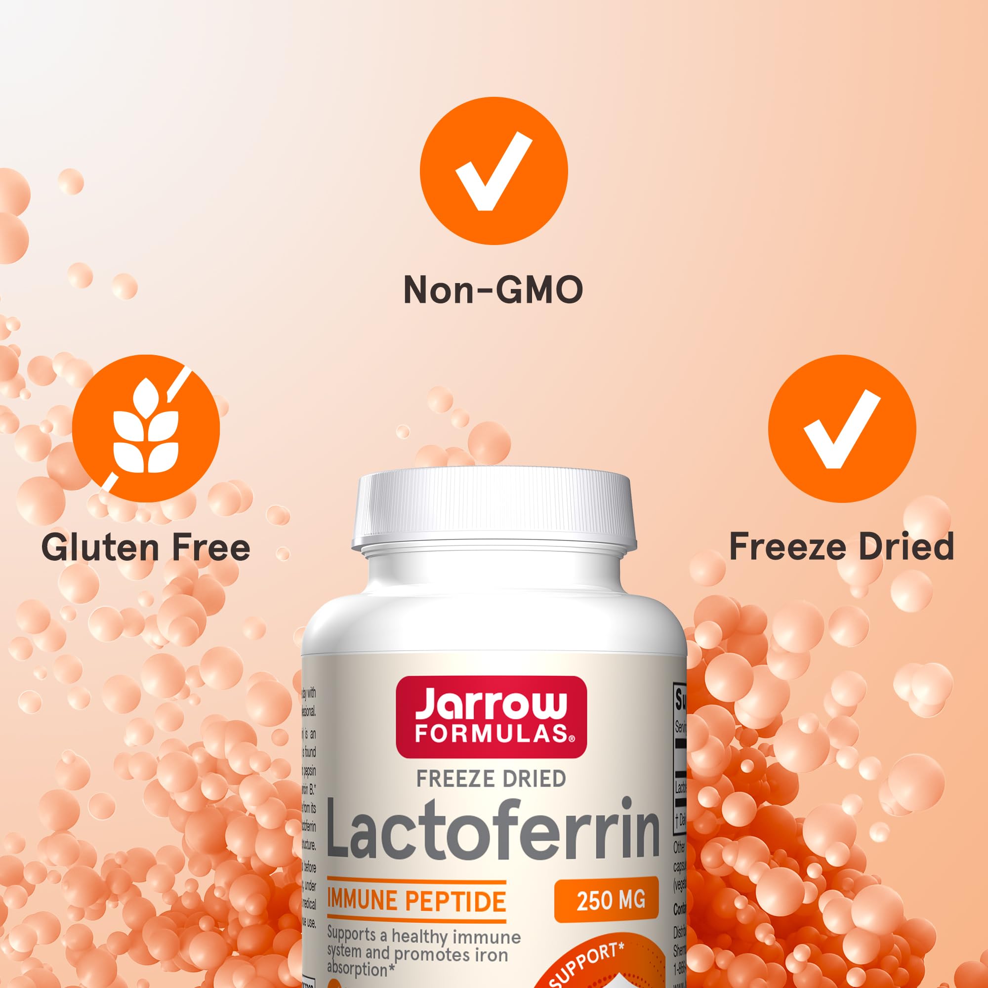 Jarrow Formulas Lactoferrin 250mg capsule ingredients list