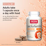 Jarrow Formulas Lactoferrin 250mg capsule packaging