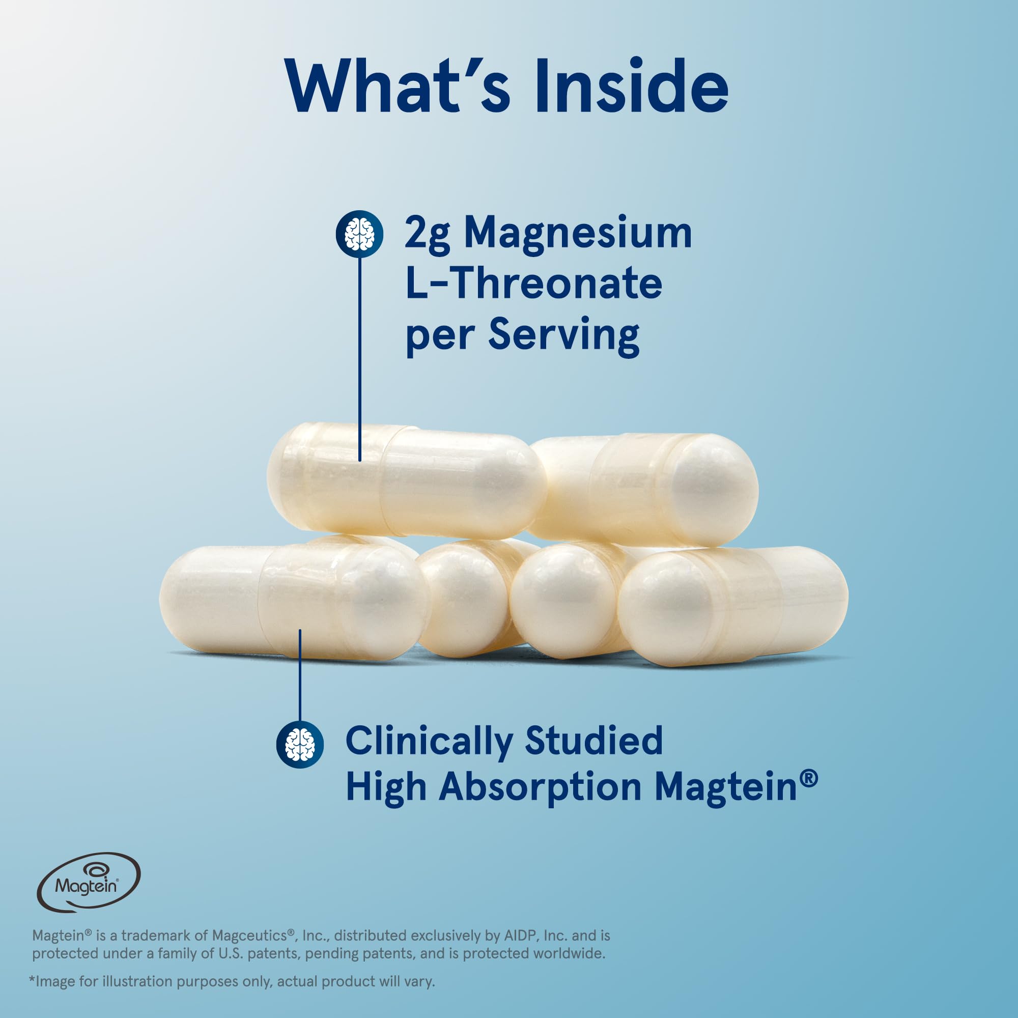 Jarrow Formulas MagMind Magnesium L-Threonate bottle with label