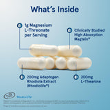 Jarrow Formulas MagMind supplement bottle side view
