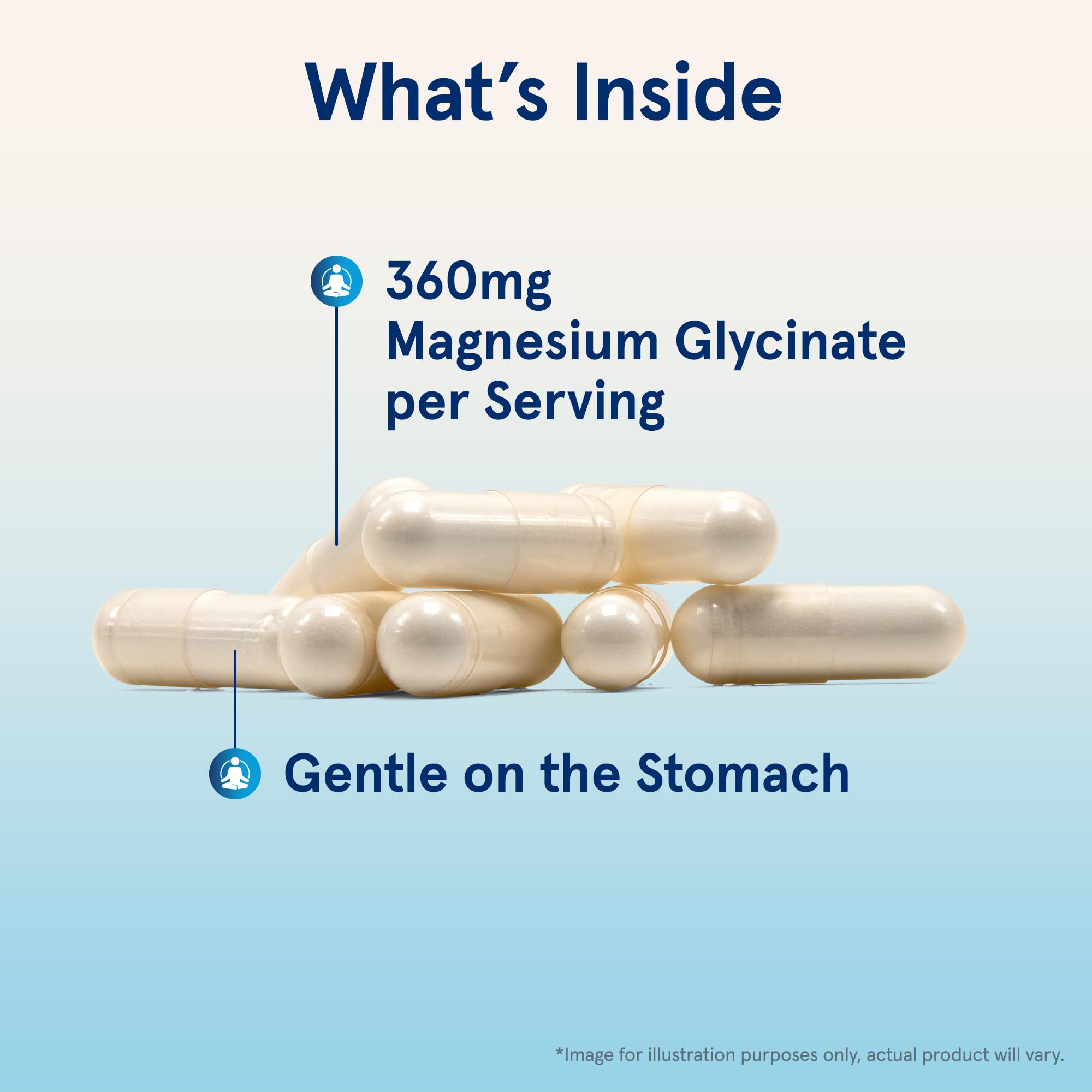 Jarrow Formulas Magnesium Glycinate 360mg bottle side view